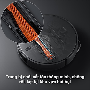 Robot Hút Bụi Lau Nhà Xiaomi X20 Max Xòe Giẻ, Chổi Tricut Hạn Chế Tóc Rối Giặt Nước Nóng Lực Hút 8000 Pa- Hàng Chính Hãng