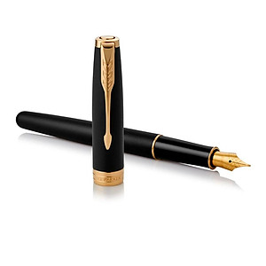 Bút máy cao cấp Parker Sonnet Matte Black GT TB-1950875