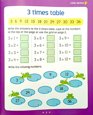 Little Genius Times Table - Magnetic Board & Magnets