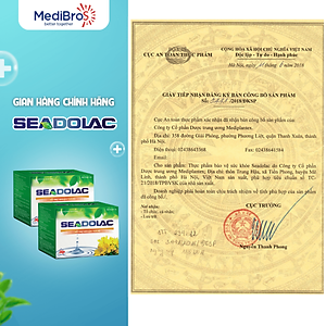 SEADOLAC HỖ TRỢ NHUẬN TRÀNG TỰ NHIÊN CHO TRẺ EM VÀ NGƯỜI LỚN hộp 30 gói/2g