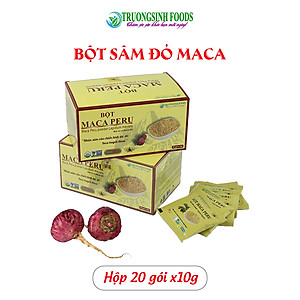 Hộp Sâm Bột Maca Peru  Đỏ - Lepidium Meyenii 