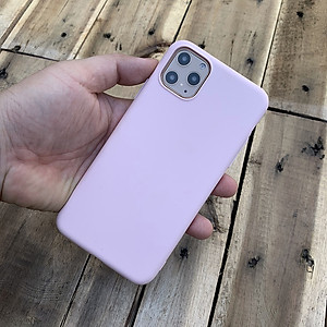Ốp lưng dẻo mỏng dành cho iPhone 11 Pro Max - Màu hồng