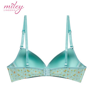 Áo Ngực Nữ Không Gọng Thun Lạnh Mút Mỏng Hoa Văn Active Miley Lingerie - Màu Xanh BRM07015