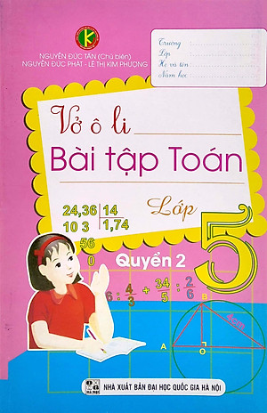 Vở Ô Li Bài Tập Toán 5 - Quyển 2 (2019)