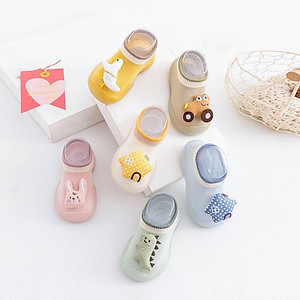 Giày Tập Đi Cho Bé Trai Bé Gái Từ 6 Tháng Đến 3 Tuổi Đế Mềm Chống Trơn Trượt Giày Bún Tập Đi Phong Cách Hàn Quốc G76