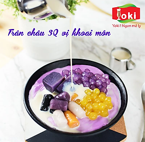 Yoki Trân châu khoai môn 3Q dai, giòn, thơm ngon