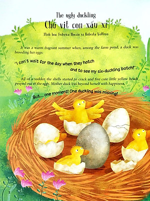 Chú Vịt Con Xấu Xí (Truyện Dành Cho Trẻ Từ 3 Tuổi) - Truyện Song Ngữ Anh - Việt