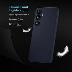 Ốp lưng nhám siêu mỏng 0.3mm cho Samsung Galaxy S24 Plus / S24 Ultra hiệu Memumi SLIM có màng bảo vệ Camera (mặt lưng nhám mềm mịn) - hàng nhập khẩu