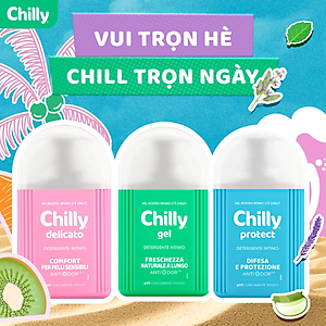 Dung Dịch Vệ Sinh Phụ Nữ Chilly Gel 200ml/chai - Hàng Chính Hãng Nhập Khẩu Ý