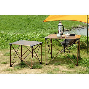Bàn dã ngoại cắm trại Naturehike campoutvn xếp gấp gọn NH16Z016 du lịch khung nhôm nhẹ bề mặt chắc chắn A104
