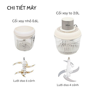 Máy Xay Thịt SEKA SK2287 2 Cối - Hàng Chính Hãng