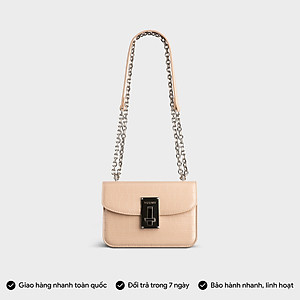 Túi Yuumy ( Thời trang nữ phối khóa trang trí size 18 - Túi đeo chéo da Verein YN186 )