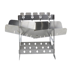 Portable Lightweight Folding Camping Stove Grill Stoves for Campfire Grill BBQ Traveling Picnic Cooking Burner