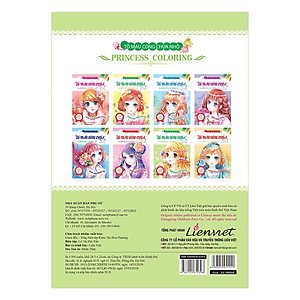 Sách Tô Màu Công Chúa Nhỏ - Tô Màu Công Chúa - Công Chúa Phù Dung