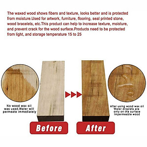 Sáp ong Beewax vệ sinh đánh bóng đồ gỗ nội thất chống thấm thành phần tự nhiên 103gr tặng kèm 2 khăn vải 