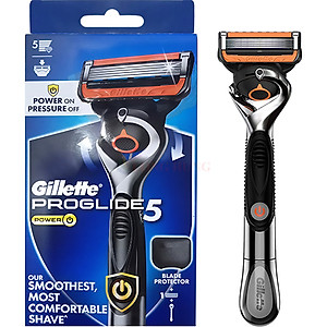 Dao cạo râu dùng pin 5 lưỡi kép Gillette Proglide 5 Power (1 cây) - Hàng chính hãng