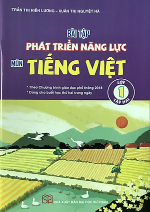 Bộ sách Bài tập Phát triển năng lực Lớp 1 Môn Toán + Tiếng Việt (04 cuốn) Theo chương trình giáo dục phổ thông 2018