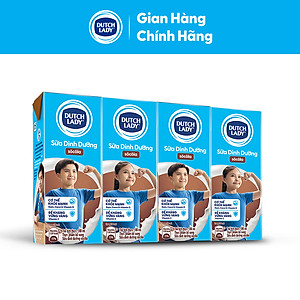 Thùng 48 Hộp Sữa Uống Tiệt Trùng Dutch Lady Socola (180ml/Hộp)