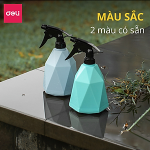 Bình Xịt Tưới Cây Deli - Dung Tích 600ml - 2 Chế Độ Xịt Hiệu Quả - Chất Liệu Tiêu Chuẩn Quốc Tế - Màu Xanh Tinh Tế