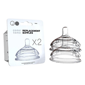 Combo 2 Núm Ty Rời Comotomo Size 3 dành cho bé từ 6 tháng