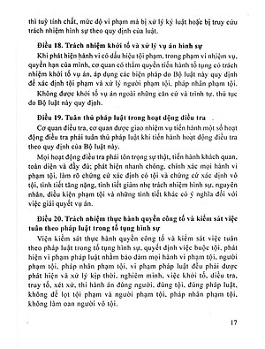 Sách Bộ Luật Tố Tụng Hình Sự Của Nước Cộng Hoà Xã Hội Chủ Nghĩa Việt Nam (2016)