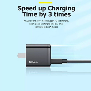 Sạc nhanh 20W cho iPhone và điện thoại Android - Baseus Super Si Quick Charger - Hàng chính hãng