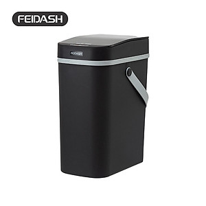 Thùng Rác Thông Minh Cảm Biến Đa Năng Độ Nhạy Cao Tự Động Đóng Mở Khi Cho Rác Vào Thùng Vô Cùng Tiên Lợi FEIDASH TG6020U 10L - Thiết kế sang trọng làm đẹp không gian gia đình bạn - Quai sách cao su mềm mại không gây đau tay khi mang xách