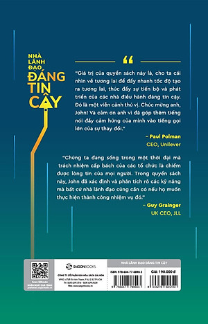 Sách Nhà Lãnh Đạo Đáng Tin Cậy