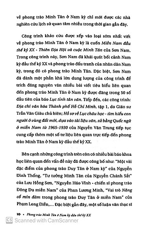 Sách Phong Trào Minh Tân - Ở Nam Kỳ Đầu Thế Kỷ XX