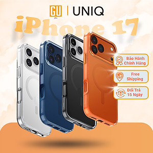 Ốp lưng Cho iPhone 17 Pro/ 17 Pro Max UNIQ CLARIO Chế Tác Từ Nhựa Tái Chế Bền Bỉ Cam Kết Bảo Vệ Môi Trường Hàng Chính Hãng