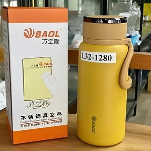 Bình giữ nhiệt nóng lạnh cao cấp BAOL WL32 inox304 có quai xách sang trọng dung tích 1280ml (Tặng kèm quà tri ân)- Hàng chính hãng
