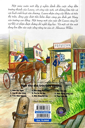 Sách Ngôi Nhà Nhỏ Trên Thảo Nguyên Tập 7: Thị Trấn Nhỏ (Tái Bản 2019)