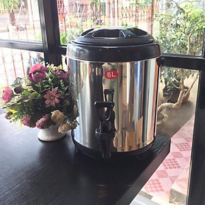 Bình ủ trà sữa nóng lạnh 3 lớp các cỡ 6 lít