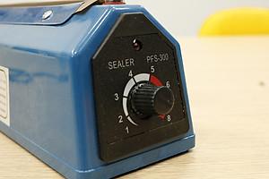 Máy hàn miệng túi nilon dập tay size 30cm K300