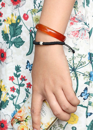 Vòng Kết Dây Đen Charm Bi Bạc Ngọc Quý Gemstones GA155