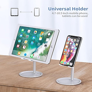 Giá Đỡ Điện Thoại, Máy Tính Bảng Hai Chân Chất Liệu Nhôm Kim Loại Có Thể Điều Chỉnh Chiều Cao - Hàng loại 1 - Chính Hãng MINIIN