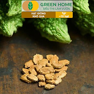 Hạt Giống Khổ Qua Greenhome, Gói 1gr~10 hạt, Dễ Trồng Quanh Năm, Nảy Mầm Cao, Thu Hoạch Nhanh, Năng Suất Cao T05