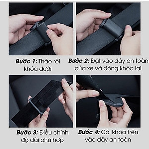 Đai an toàn, bộ điều chỉnh, dây an toàn bảo vệ cho bé ngồi xe ô tô, xe hơi Legaxi