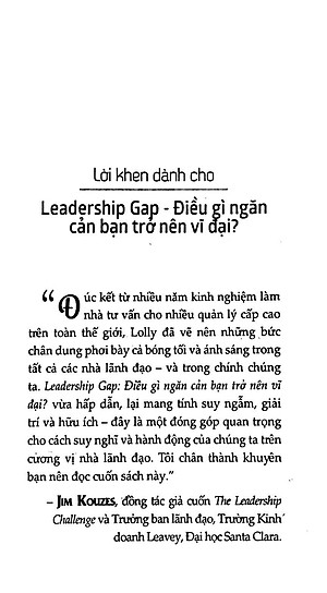 Sách The Leadership Gap