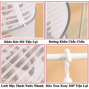 Lồng Phơi Thực Phẩm KUNBE Phơi Rau Củ Thảo Dược Chống Ruồi Muỗi, Côn Trùng Dễ Dàng Vệ Sinh Gấp Gọn