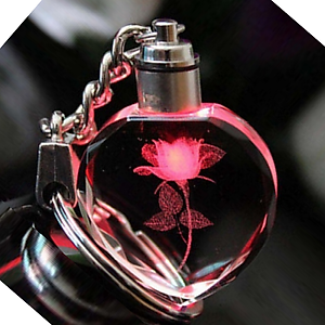  Móc khóa tình yêu valentine tinh thể mika - Phụ Kiện Thời Trang 206426