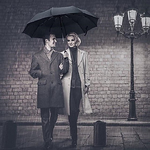 Ô dù gập 3 tự động đóng mở bằng nút bấm 60cm - Hàng xuất khẩu Nhật Bản