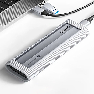 Hộp ổ cứng SSD ORICO M.2 NVME TypeC AXM2-G2-GY-BP - Hàng Chính Hãng