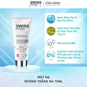 Mặt Nạ Dưỡng Trắng Swiss Image Absolute Radiance Whitening Face Mask 75ml