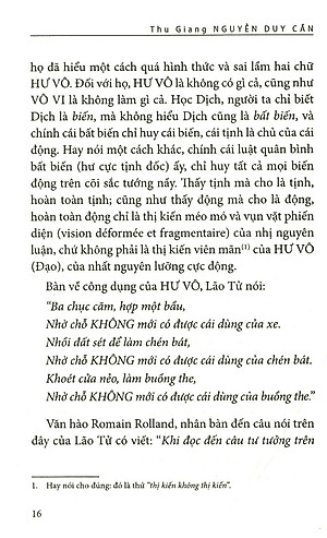 Sách Tinh Hoa Đạo Học Đông Phương (Thu Giang Nguyễn Duy Cần ) (Tái Bản)