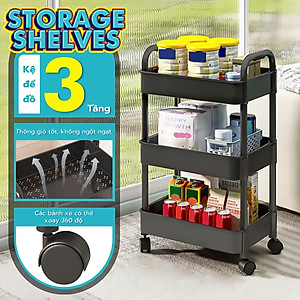 BG Kệ Rổ Nhựa [3521 - 4026 ] Đựng Đồ Đa Năng Cao Cấp,Có Lỗ Thông Thoáng Nhà Bếp, Phòng tắm, Phòng Ngủ Đều Để Được