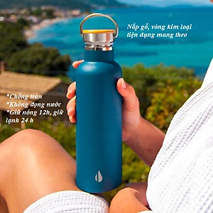 [Quà tặng cao cấp-Thương hiệu Mỹ] Set hộp quà tặng Sinh nhật, set Thanh Xuân, bình giữ nhiệt và ly giữ nhiệt Elemental cao cấp