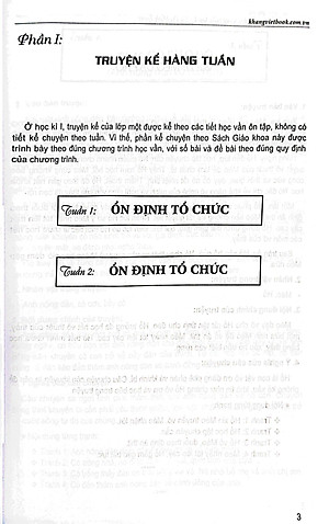 Kể Chuyện Theo Truyện Đọc Hàng Tuần 1