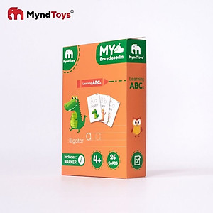 Đồ Chơi Giáo Dục Myndtoys - Thẻ Học Chữ Cái và Số Đếm (My Encyclopedia) Dành Cho Các Bé Trên 4 Tuổi
