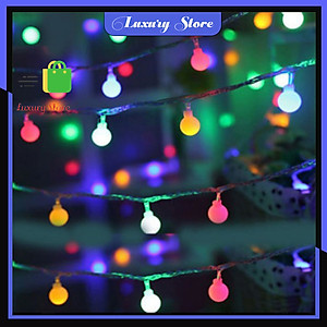 Đèn Led Trang Trí Bóng Tròn Trang Trí Noel Lễ Tết ( Màu Vàng ) - Hàng chính hãng